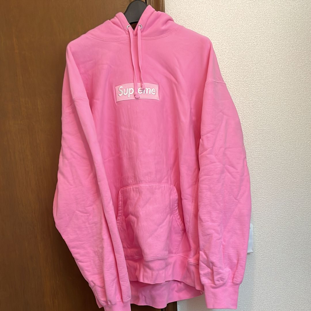Supreme Box Logo Hooded Sweatshirt "Pink" (21FW)