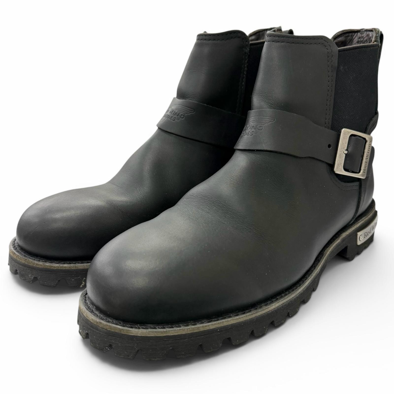 美品 レッドウィング アンクルブーツ 977 ブラック メンズ 9