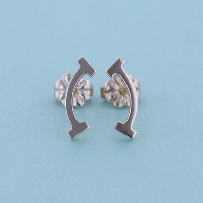 TIFFANY&Co. ティファニー Tスマイル ピアス 925 ピアス シルバー925 シルバー レディース【中古】