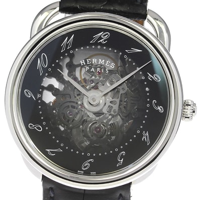 ☆良品 エルメス アルソー スケレット AR.710 メンズ 【中古】