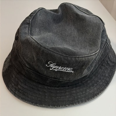 Supreme Coated Denim Crusher "Black"