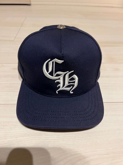 クロムハーツCHベースボールキャップ ネイビー