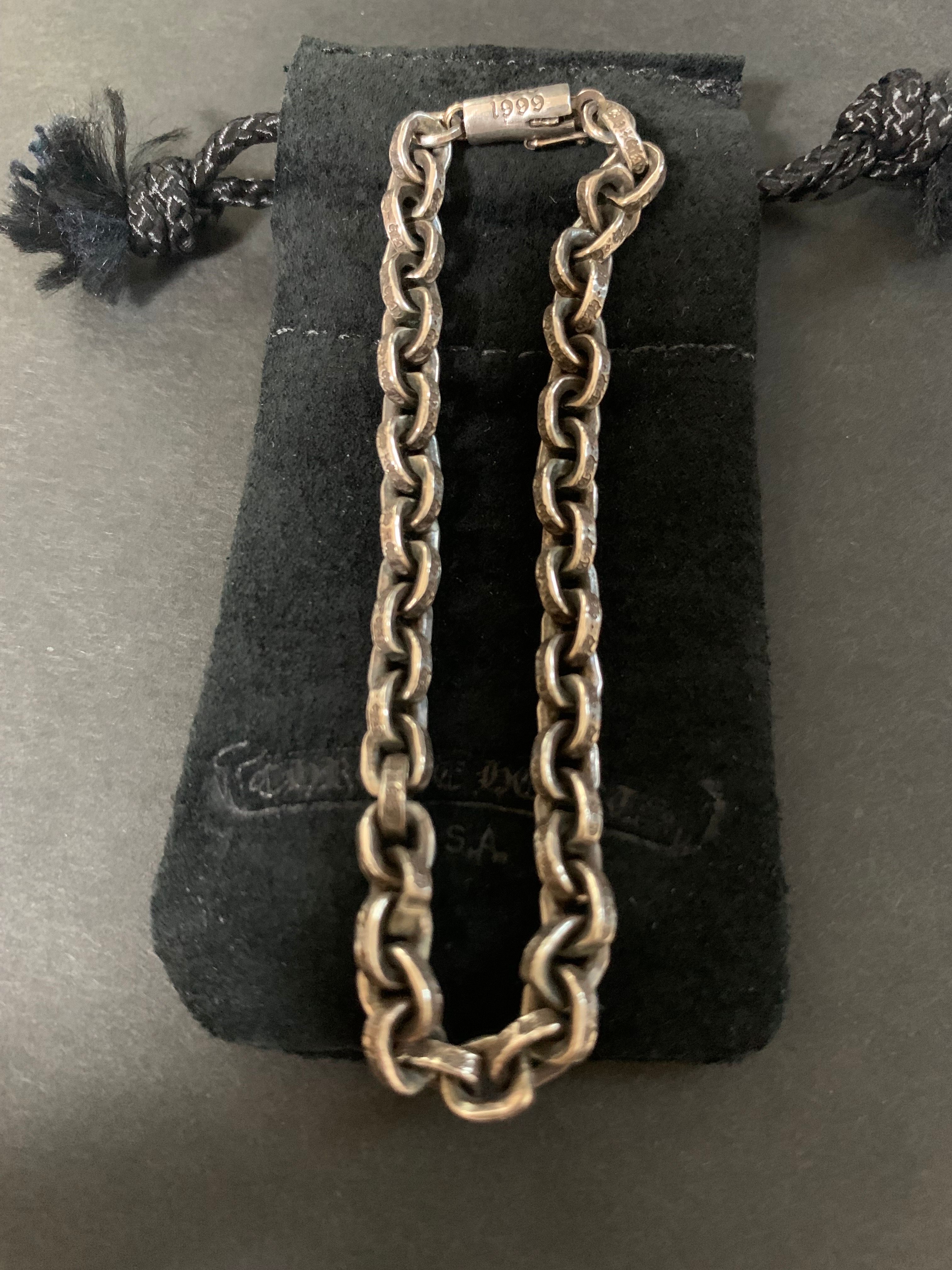 Chrome Hearts Paper Chain Bracelet "Silver"