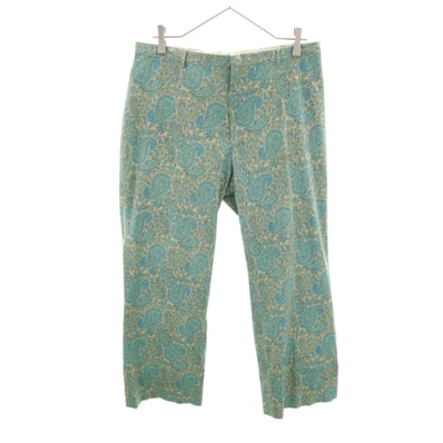 GAP ギャップ ペイズリー柄 ストレッチパンツ 12R ベージュ