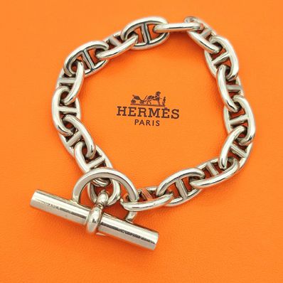 Hermes Chaine D'ancre MM Bracelet "Silver"