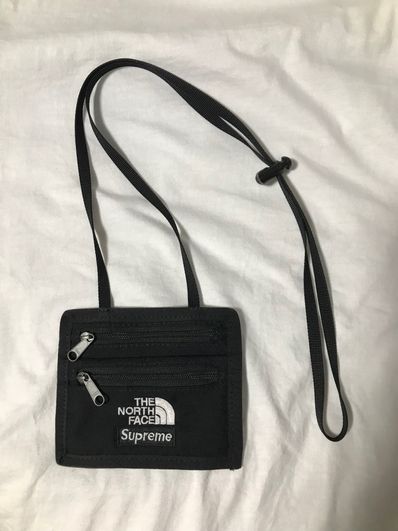 Supreme x The North Face Travel Wallet "Black"