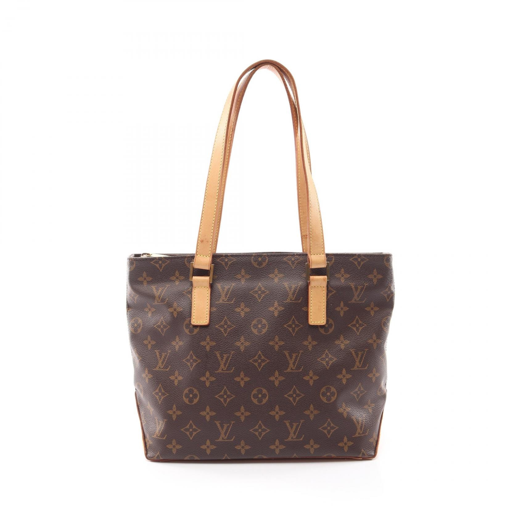 ルイ・ヴィトン LOUIS VUITTON カバピアノ ショルダーバッグ バッグ PVCコーティングキャンバス レザー モノグラム レディース ブラウン系 M51148 【中古】