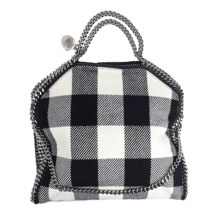 Stella McCartney ステラマッカートニー ファラベラ ショルダーバッグ ブラック/ホワイト 234387 W8056 レディース【中古】