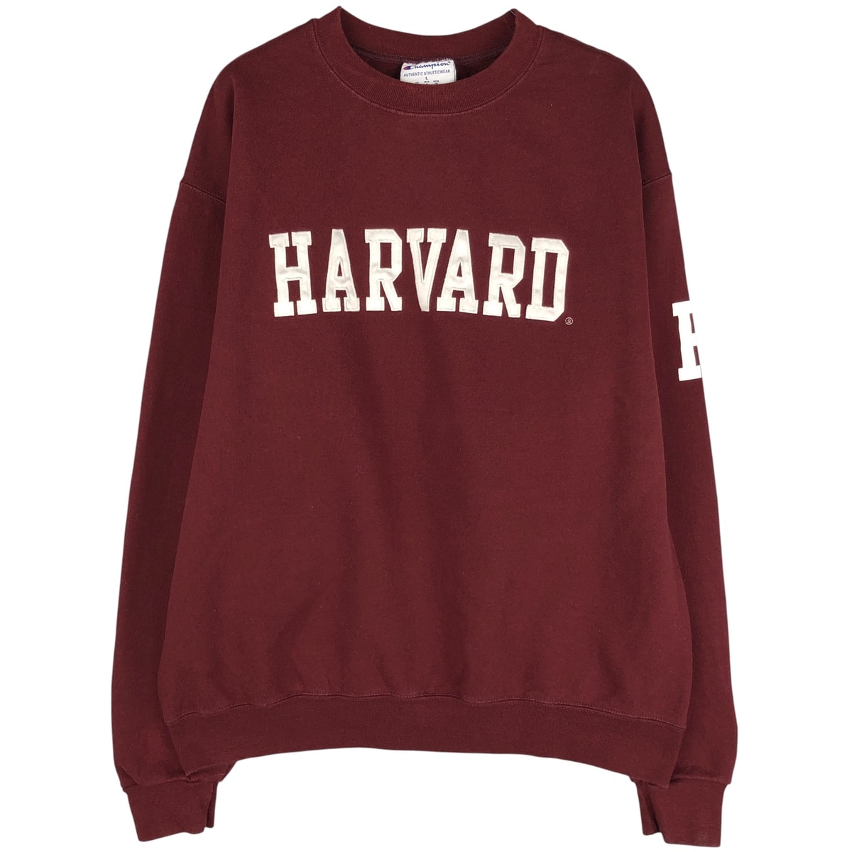 古着 チャンピオン Champion AUTHENTIC ATHLETIC APPAREL HARVARD ハーバード大学 カレッジスウェットシャツ トレーナー メンズL相当/eaa597231