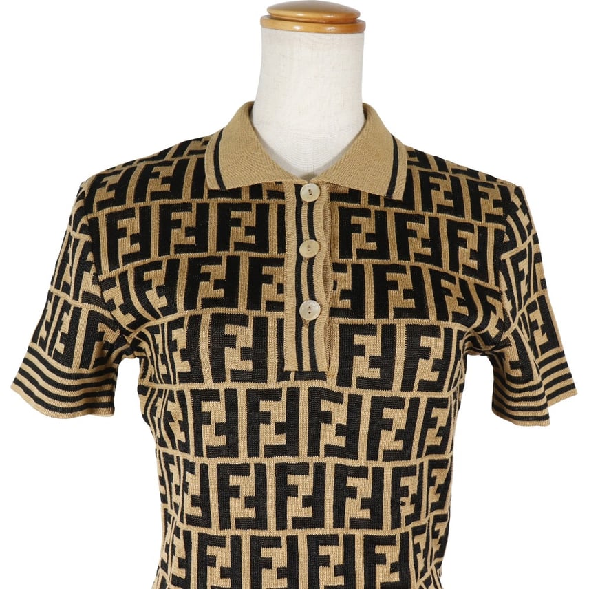 美品】FENDI ズッカ柄 ポロシャツ archive vintage 美品】FENDI ズッカ 美品】FENDI ズッカ柄 ポロシャツ archive vintage 美品】FENDI ズッカ