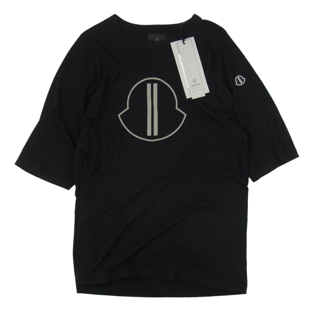 Rick Owens リックオウエンス Tシャツ I209N8C00001 SS LEVEL T-SHIRT モンクレール プリント 半袖 レベル Tシャツ ブラック系 S【中古】