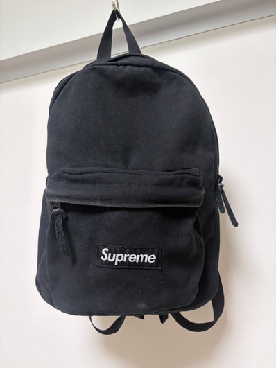 Supreme Canvas Backpack "Black"