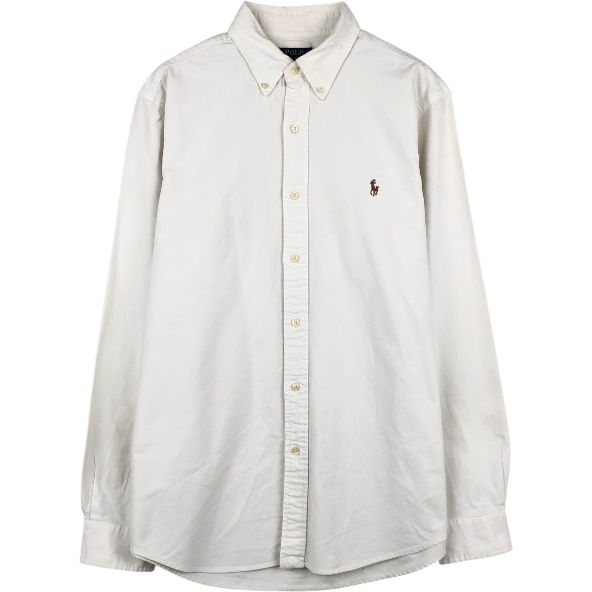 古着 ラルフローレン Ralph Lauren POLO RALPH LAUREN CLASSIC FIT 長袖 ボタンダウンシャツ メンズL相当/eaa676421