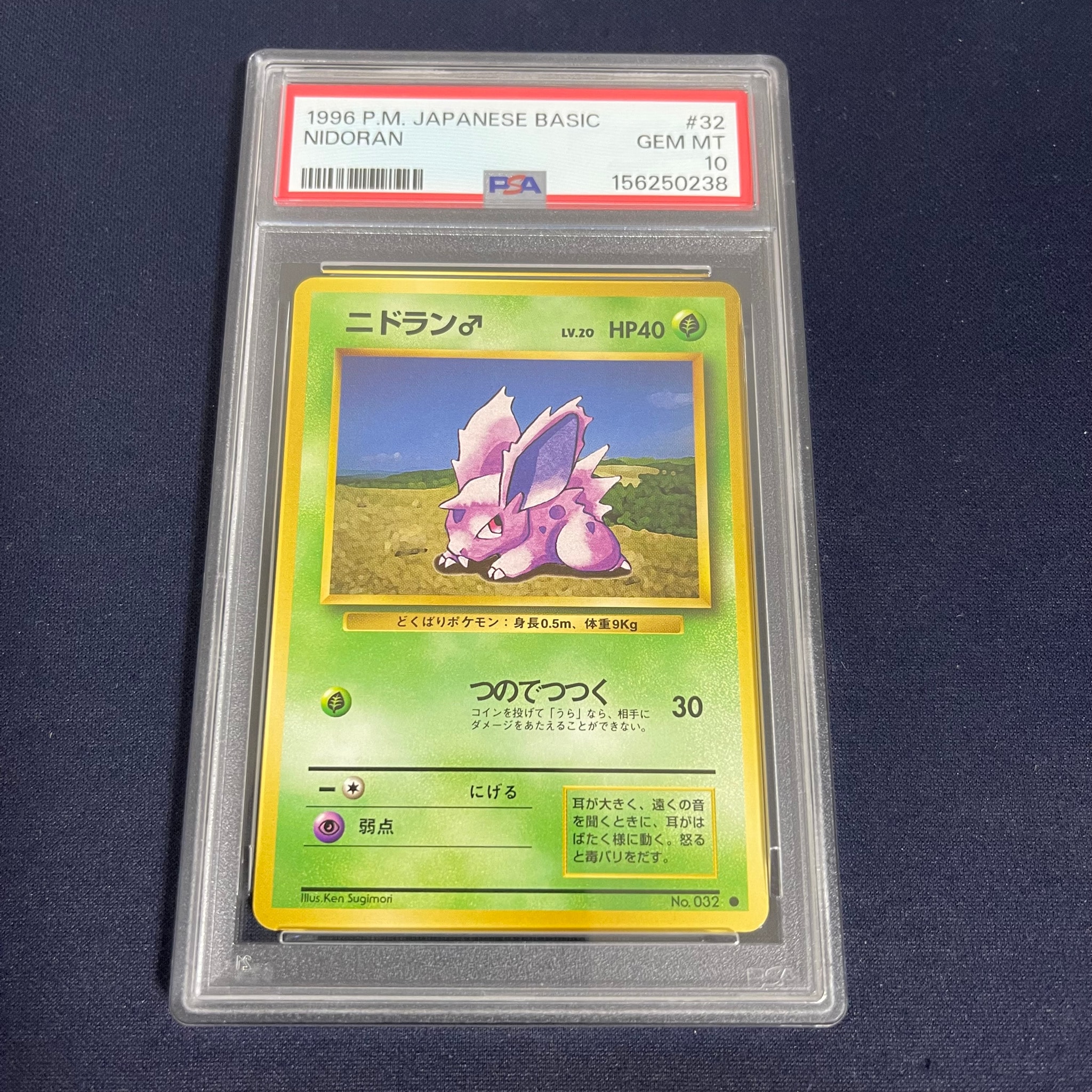 ニドラン♂ ● : 旧裏 [PMCG1-2](拡張パック「ポケットモンスター カードゲーム」再販)