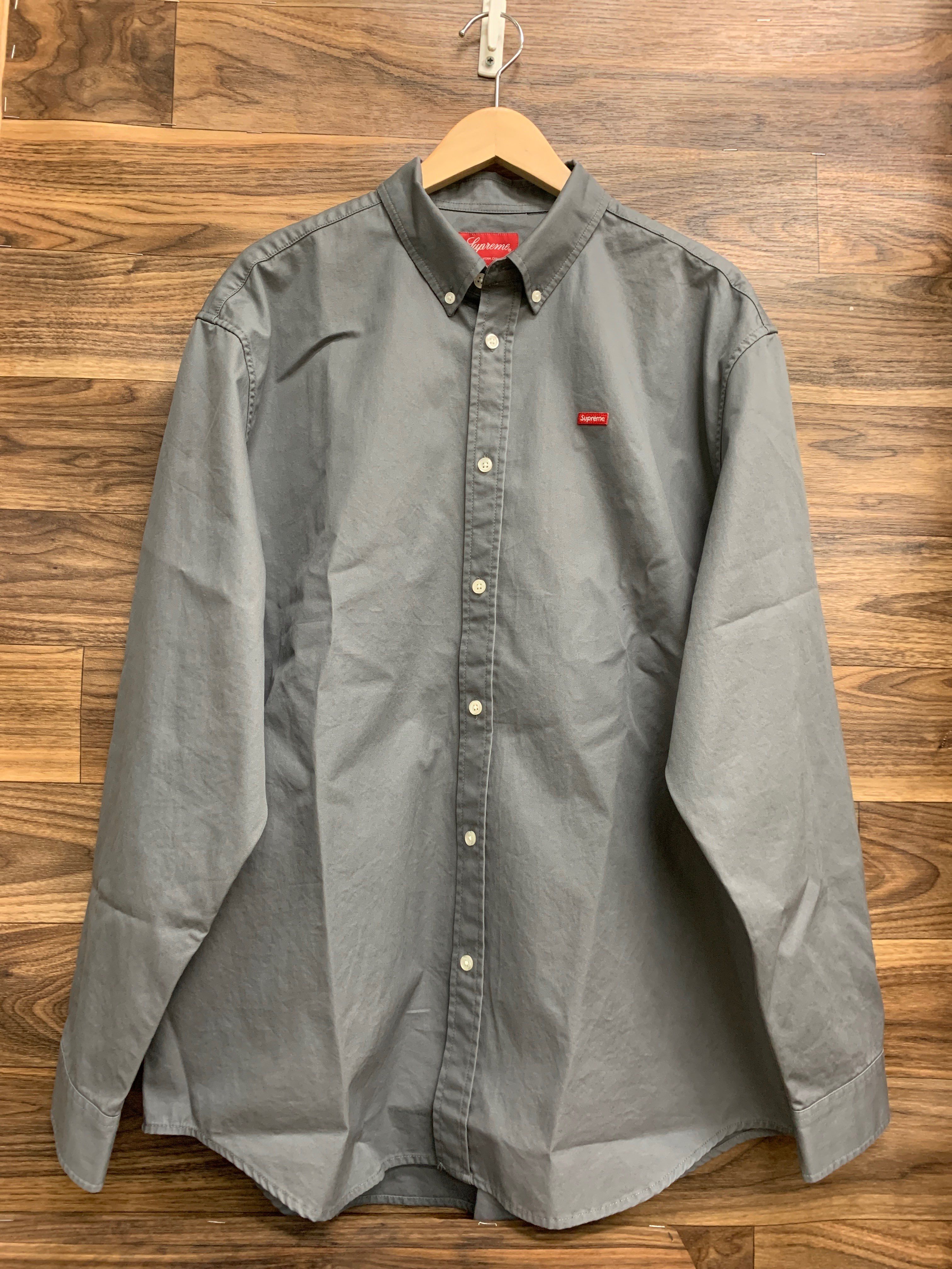 Supreme Small Box Shirt "Grey" (22FW)