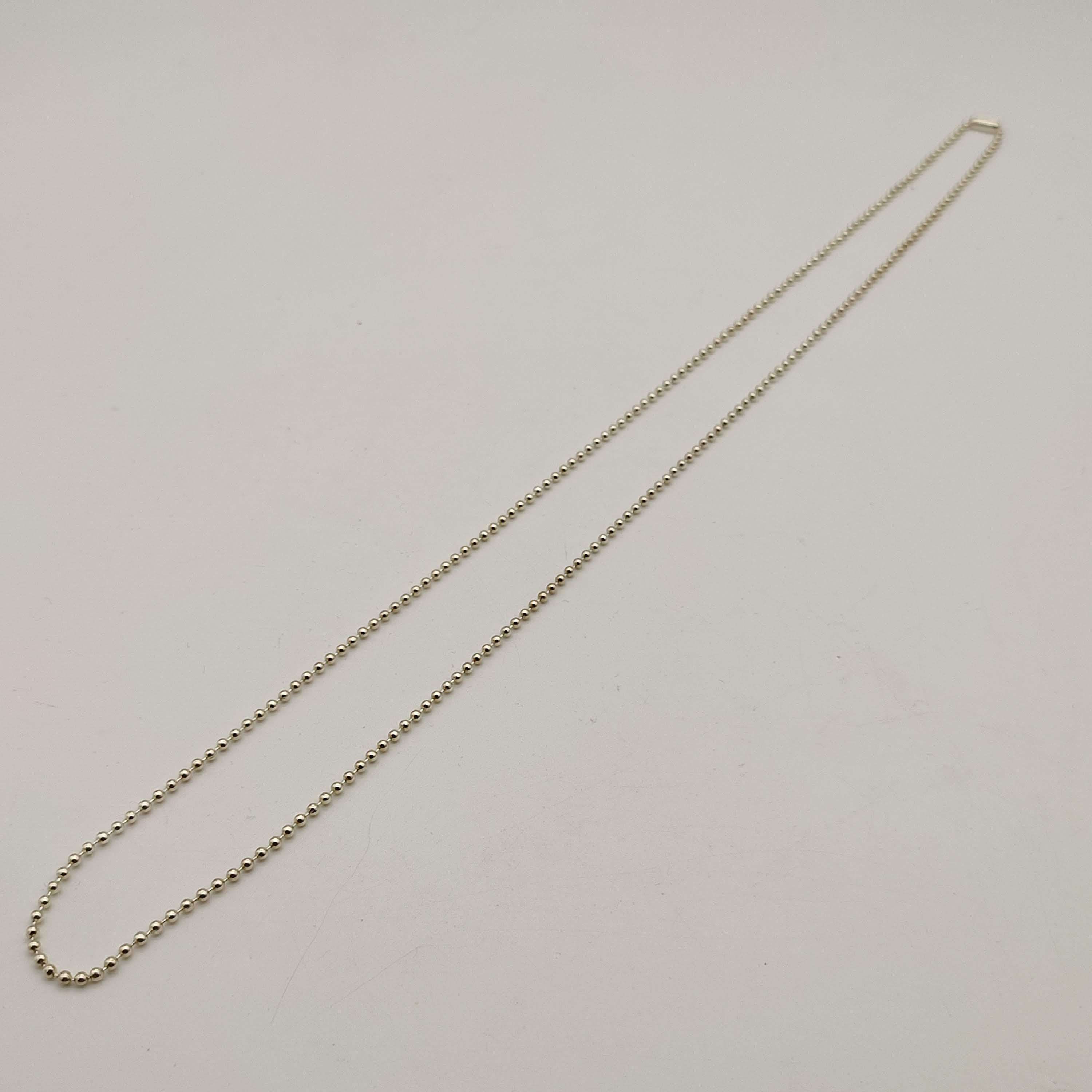 Chrome Hearts CH Silver Ball Chain 30inch (about 76 cm) "Silver"