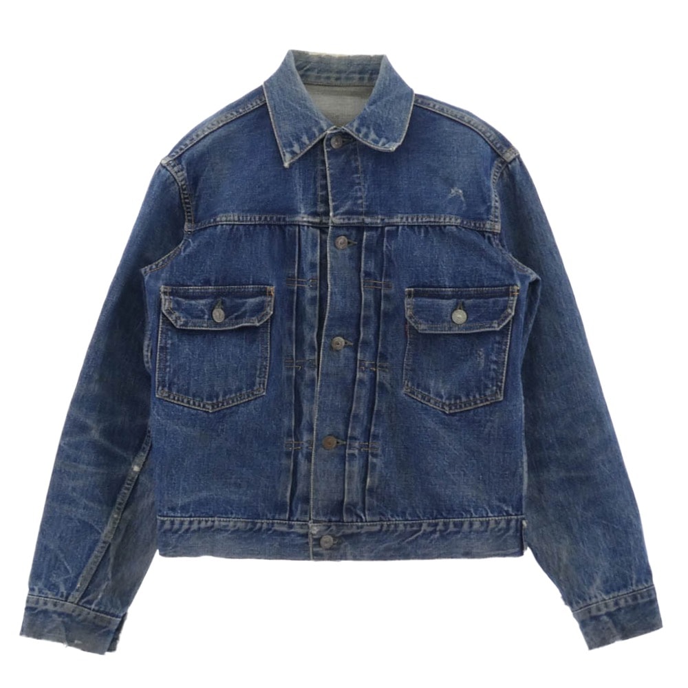 Levi's リーバイス デニムジャケット VINTAGE ヴィンテージ 50s 60s セカンド 2nd 507XX BIGE ビックE 両面タブ ボタン裏刻印17 デニム ジャケット インディゴブルー系【中古】