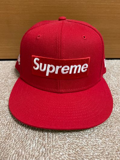 Supreme No Comp Box Logo New Era "Red"