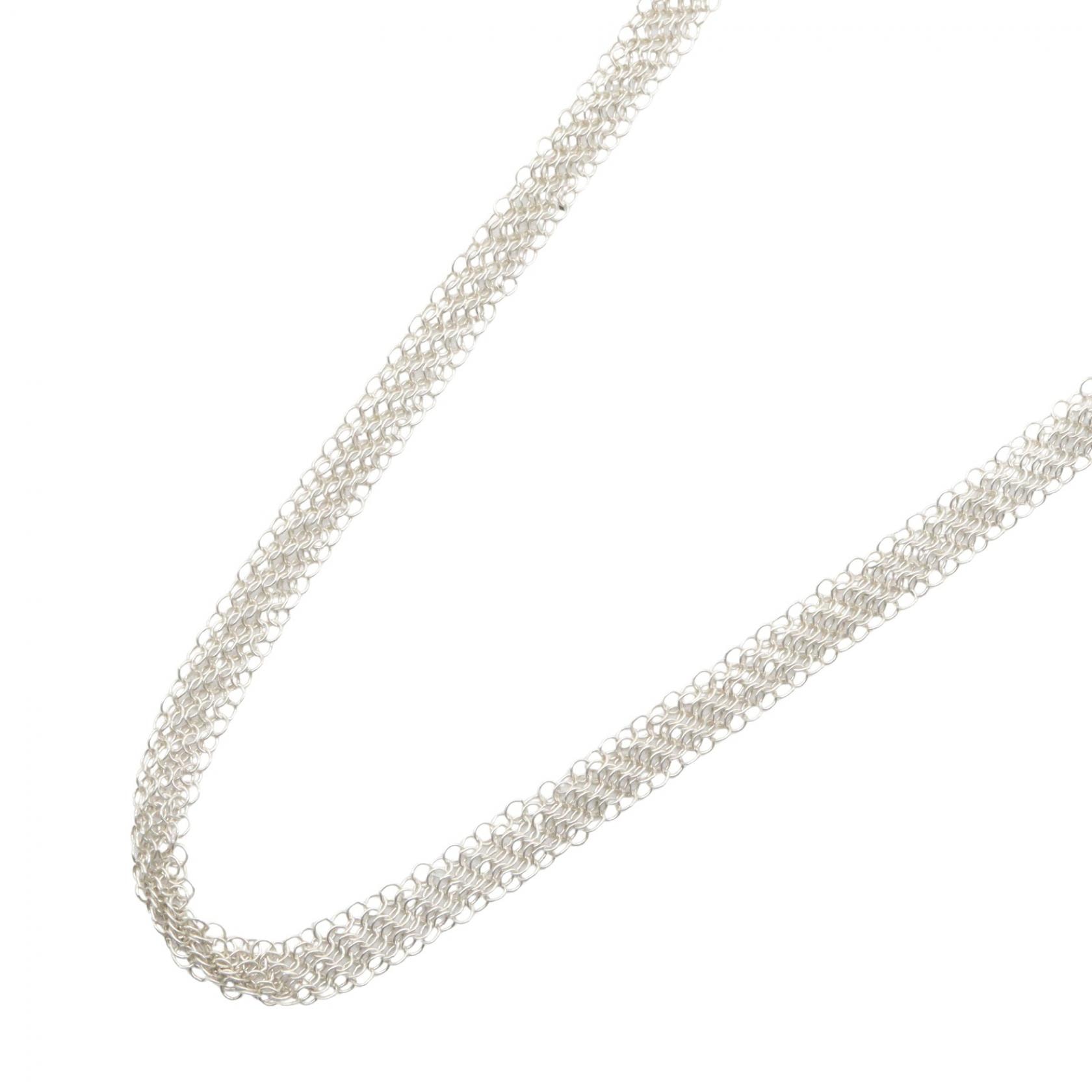 ティファニー TIFFANY&CO メッシュ ネックレス ネックレス ジュエリー シルバー925 レディース シルバー系 【中古】