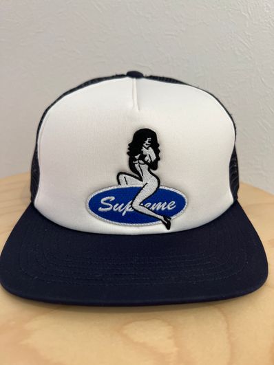 Supreme Pin Up Mesh Back 5-Panel "Navy"