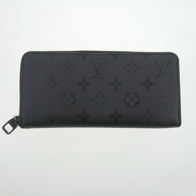 LOUIS VUITTON ルイ・ヴィトン ジッピー ウォレット ホリゾンタル 長財布 M28048 モノグラム ブラック メンズ【中古】