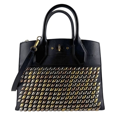 ルイ ヴィトン LOUIS VUITTON ショルダーバッグ ハンドバッグ シティ スティーマーPM レザー/メタル ブラック レディース M51021【中古】 z9394