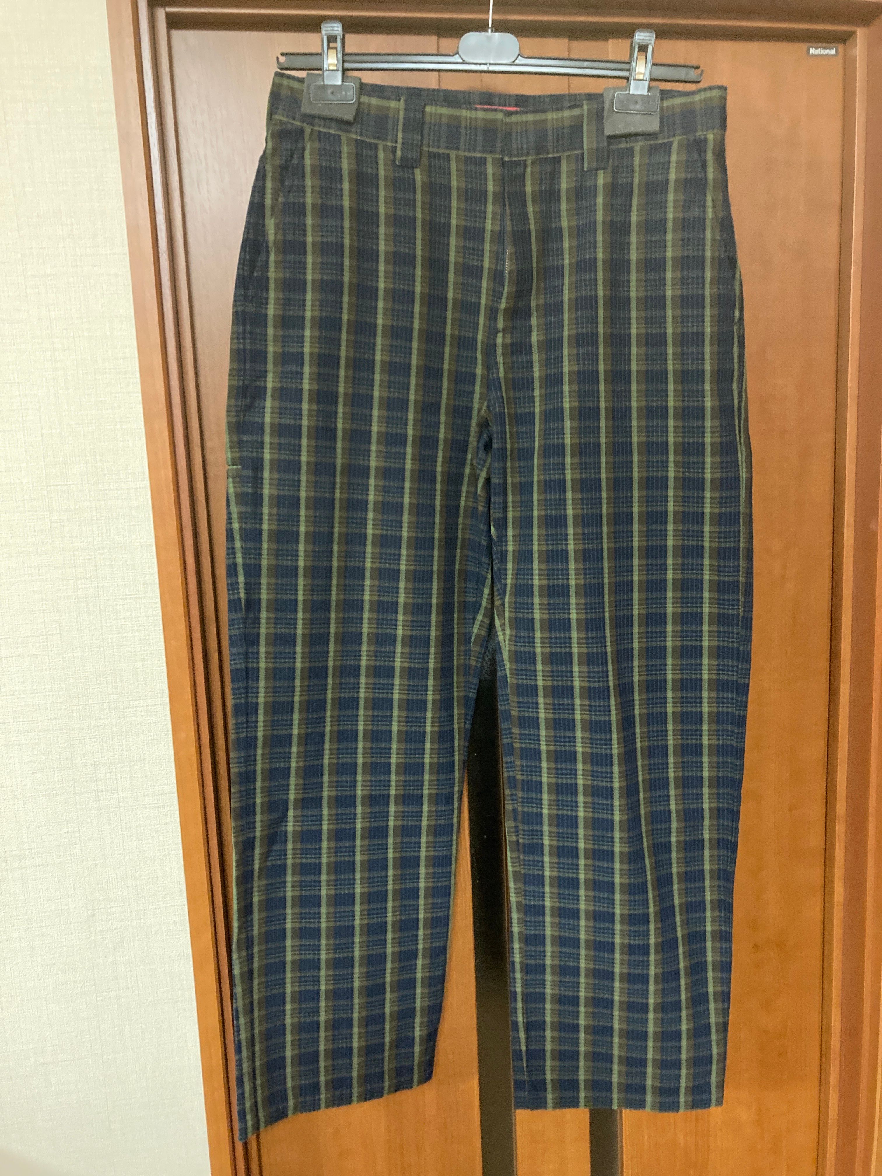 パンツ Supreme Work Pant navy plaidW30 2023SS Supreme Work Pant 
