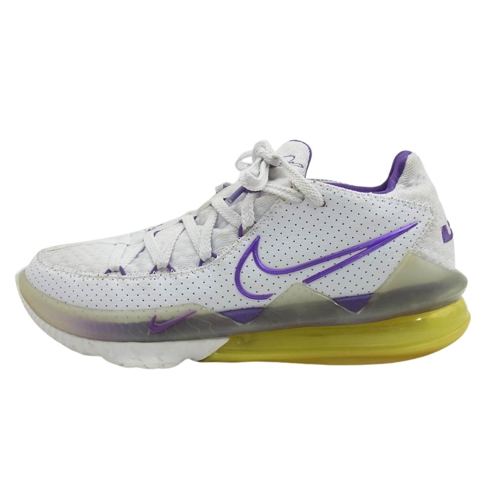 NIKE ナイキ スニーカー CD5007-102 LEBRON XVII LOW レブロン 17 ロー ホワイト系 26.5cm【中古】