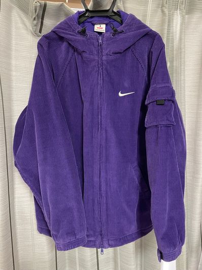 Supreme / Nike Arc Corduroy Hooded Jacket "Purple"