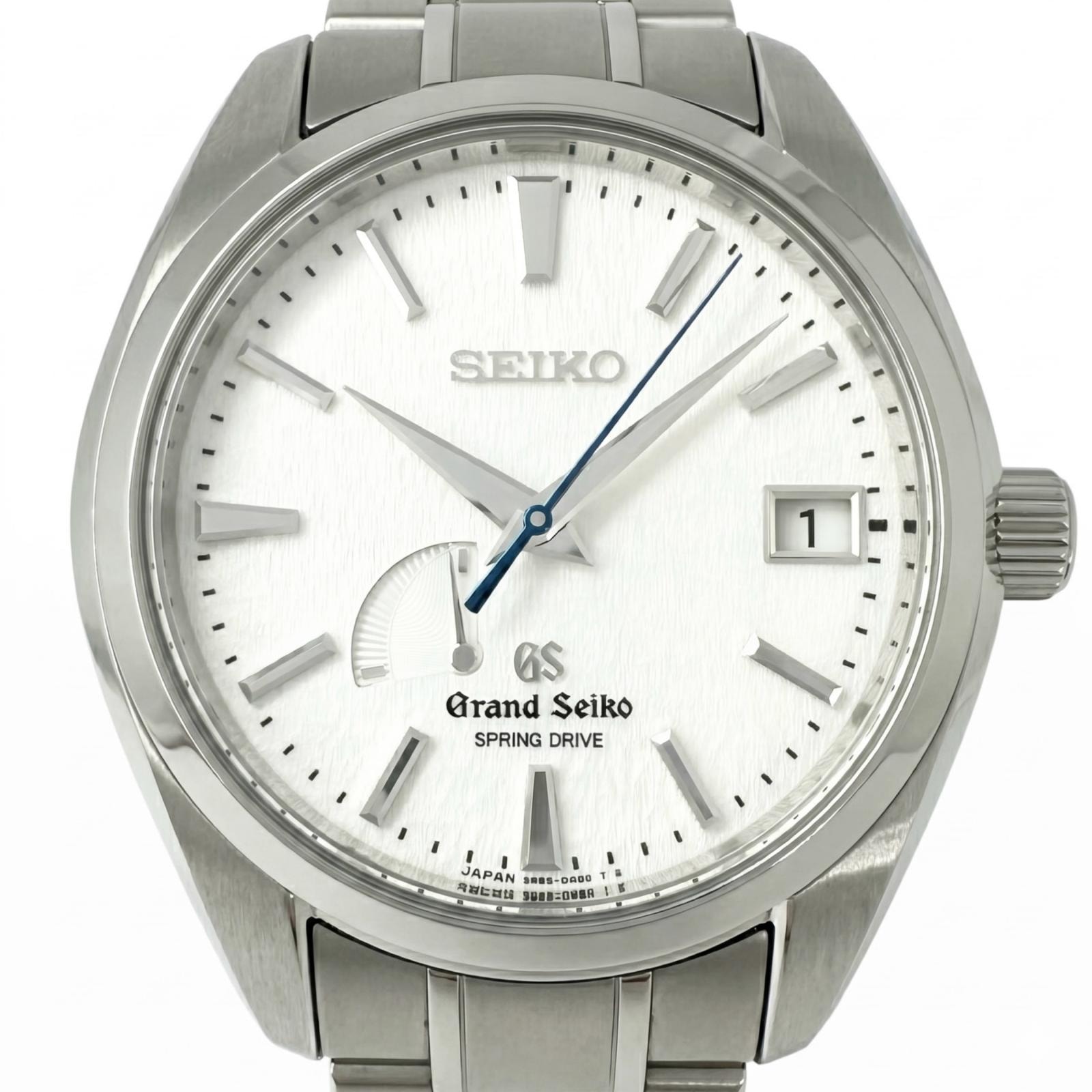 SEIKO セイコー スプリングドライブSBGA011 9R65-0AE0 腕時計 チタン シルバー スプリングドライブ(手巻きあり) ホワイト文字盤 メンズ【中古】