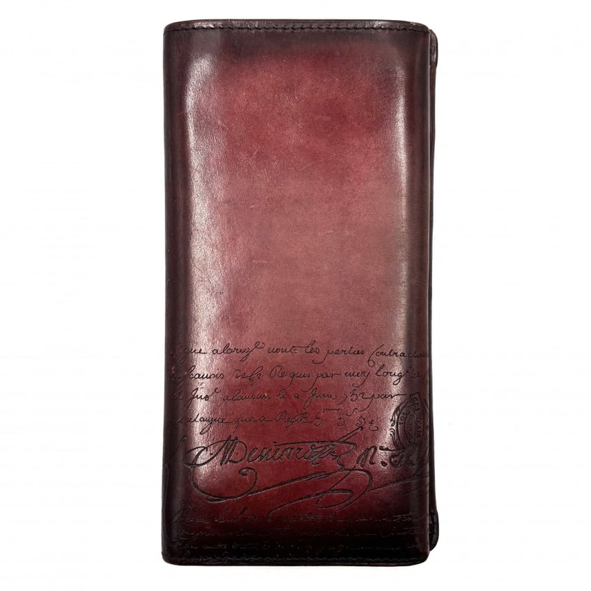 C (やや傷や汚れあり)】Berluti ベルルッティ 長財布 カリグラフィ C (やや傷や汚れあり)】Berluti ベルルッティ 長財布 カリグラフィ