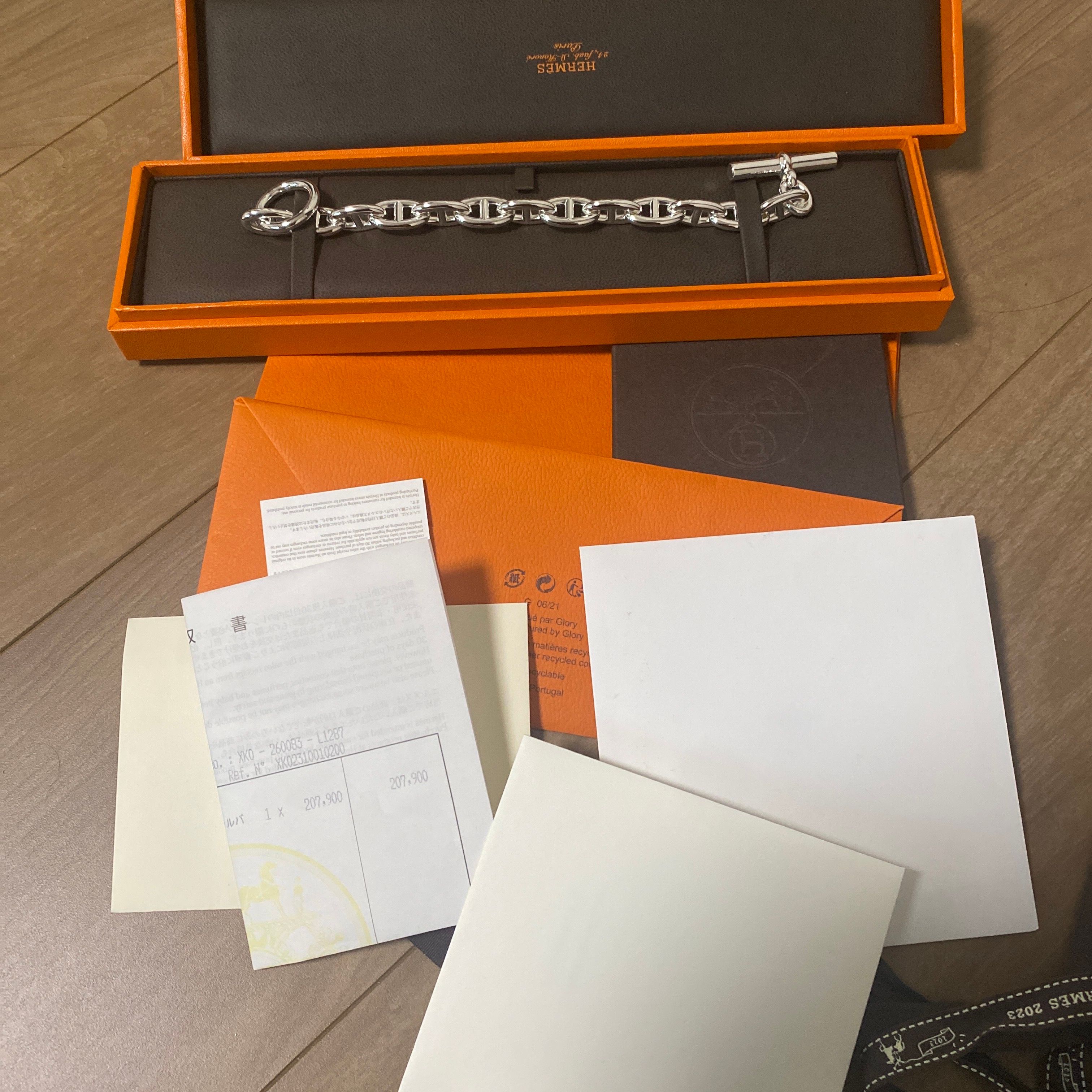 Hermes Chaine D'ancre GM Bracelet "Silver"