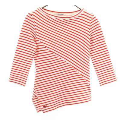 LACOSTE 7分袖 ボートネック カットソー