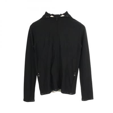 シャネル CHANEL スポーツライン アーガイル パーカー 衣料品 トップス ウール レディース ブラック系 【中古】