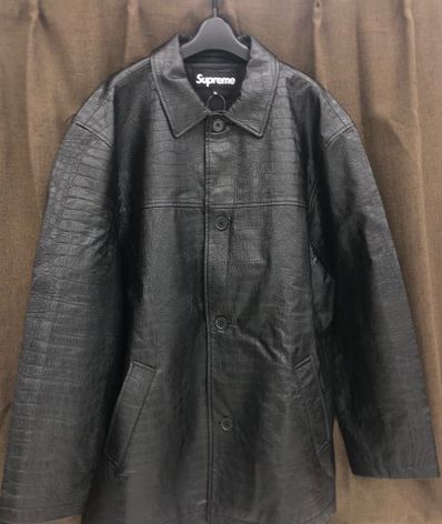 Supreme Faux Croc Car Coat Supreme Faux Croc Car Coat