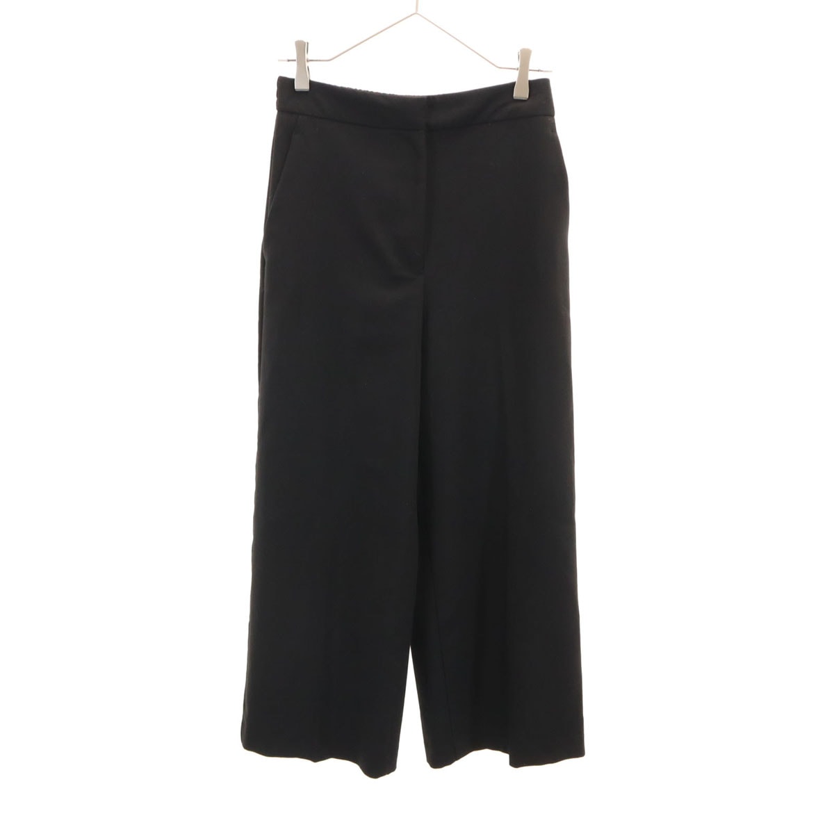 ZARA ザラ イージー ワイドパンツ S ブラック