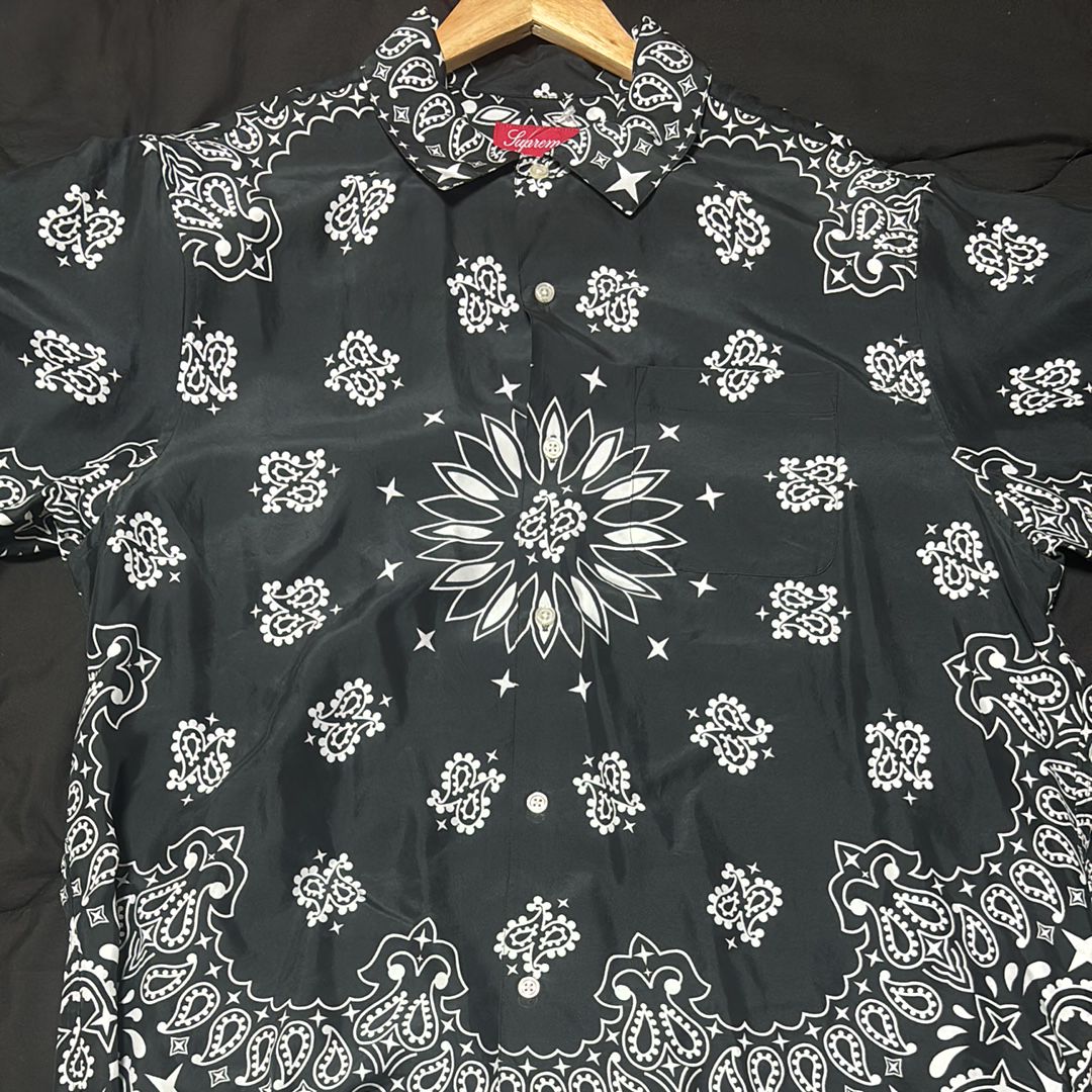Supreme Bandana Silk S/S Shirt 