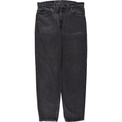 古着 90年代 リーバイス Levi's 550-0260 ブラックデニム テーパードデニムパンツ USA製 メンズw33相当 ヴィンテージ/eaa663406
