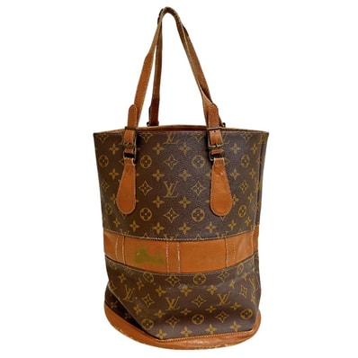 ルイヴィトン LOUIS VUITTON トートバッグ モノグラム バケットGM ハンドバッグ ポーチ USA T42236 ブラウン