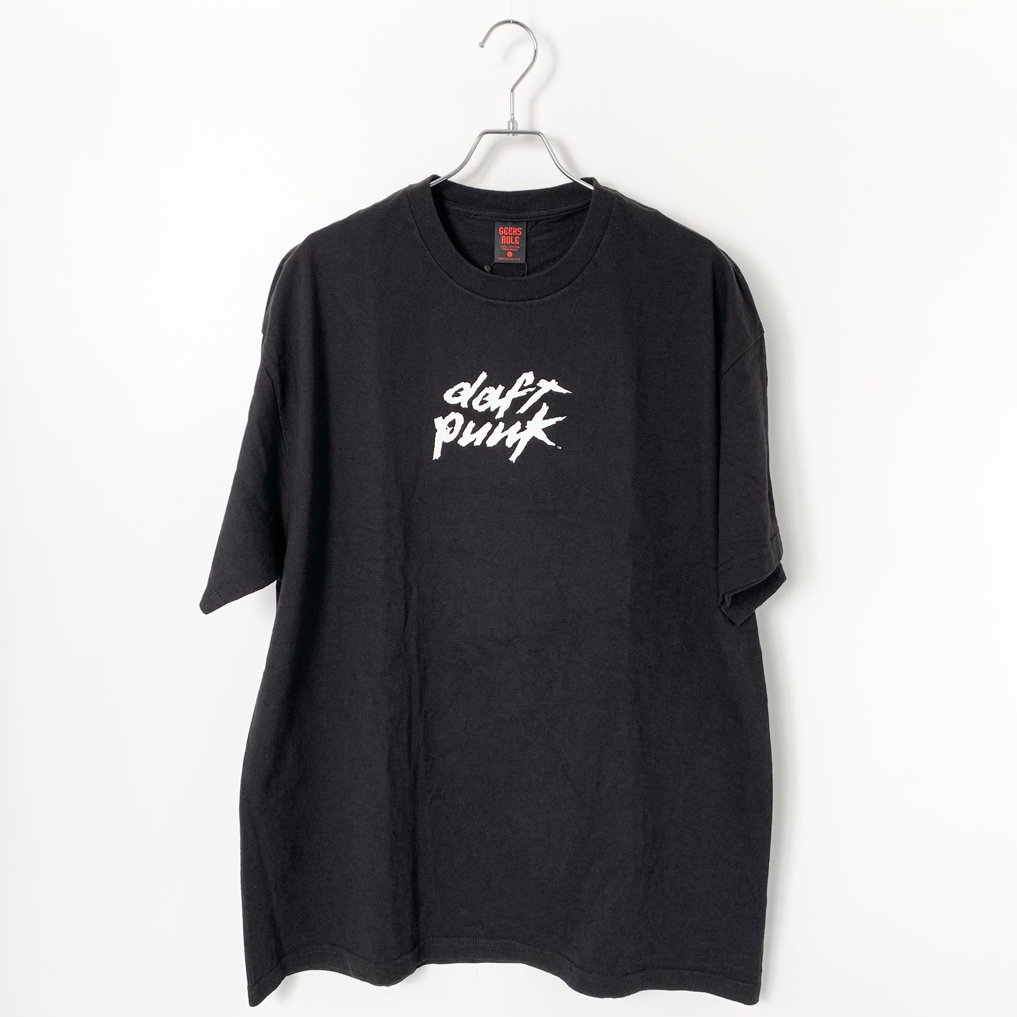 Geeks Rule x DAFT PUNK Silkscreen Printing T Shirt 01 "Black"