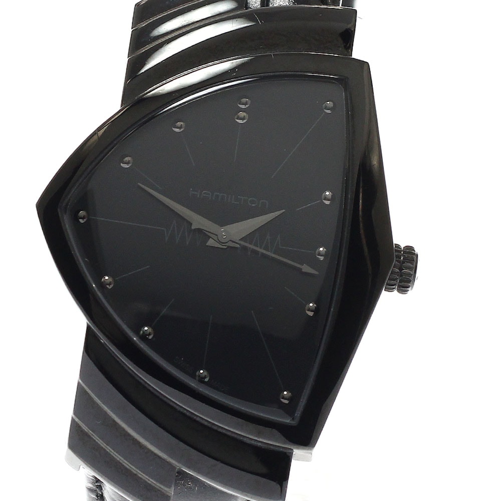 ハミルトン ベンチュラ フルブラック  H244010 メンズ 【中古】