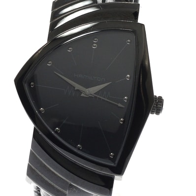 ハミルトン ベンチュラ フルブラック H244010 メンズ 【中古】