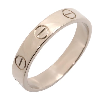 カルティエ CARTIER ミニラブリング リング・指輪 ジュエリー K18WG(ホワイトゴールド) レディース シルバー系 B4085100 【中古】
