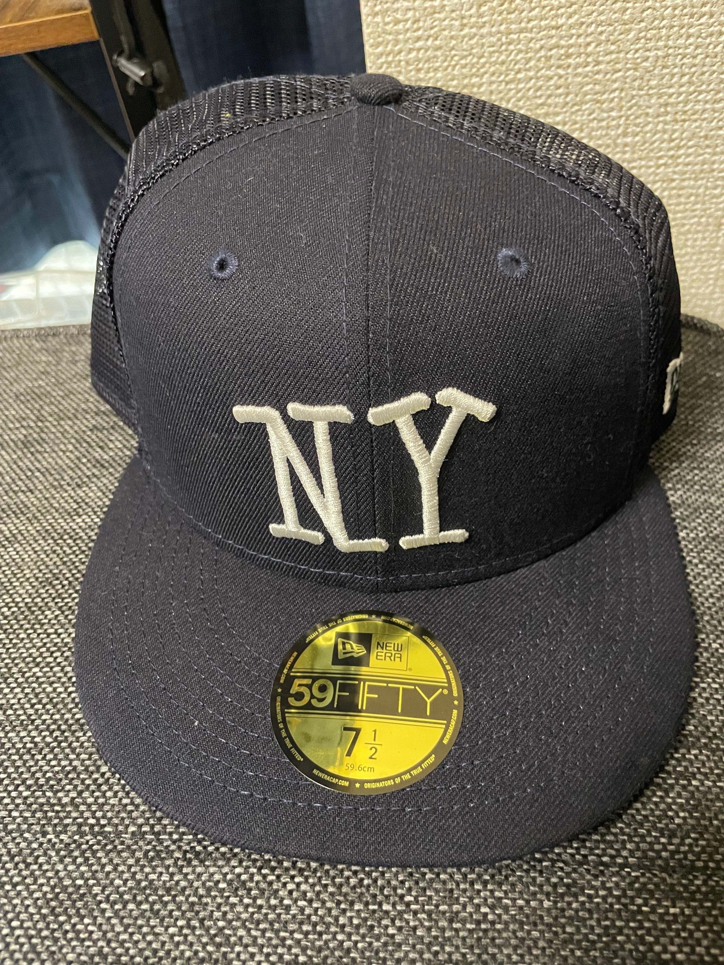 Stussy NY MESH BACK NEW ERA CAP "Navy"