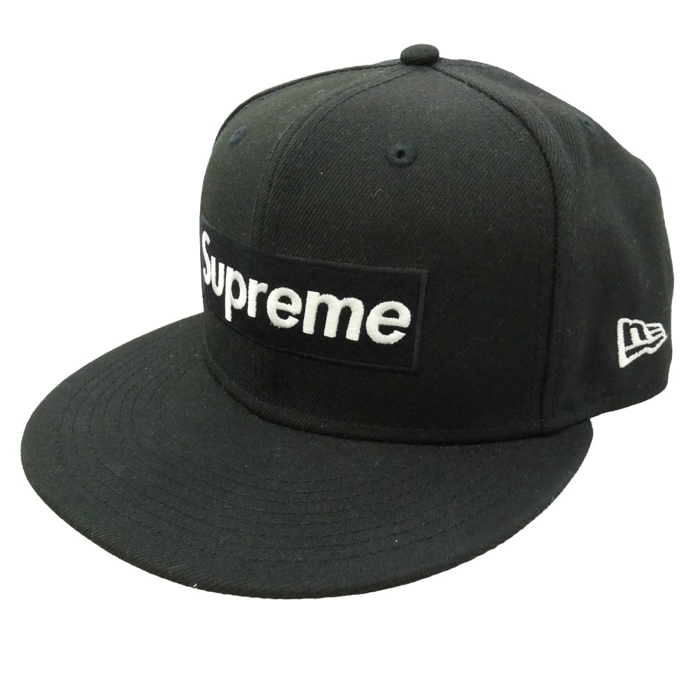 Supreme シュプリーム NEW ERA ニューエラ 21SS x New Era ニューエラ 27-time Champions Box Logo チャンピオンズ ボックスロゴ キャップ 帽子 ブラック系 59.6cm【中古】