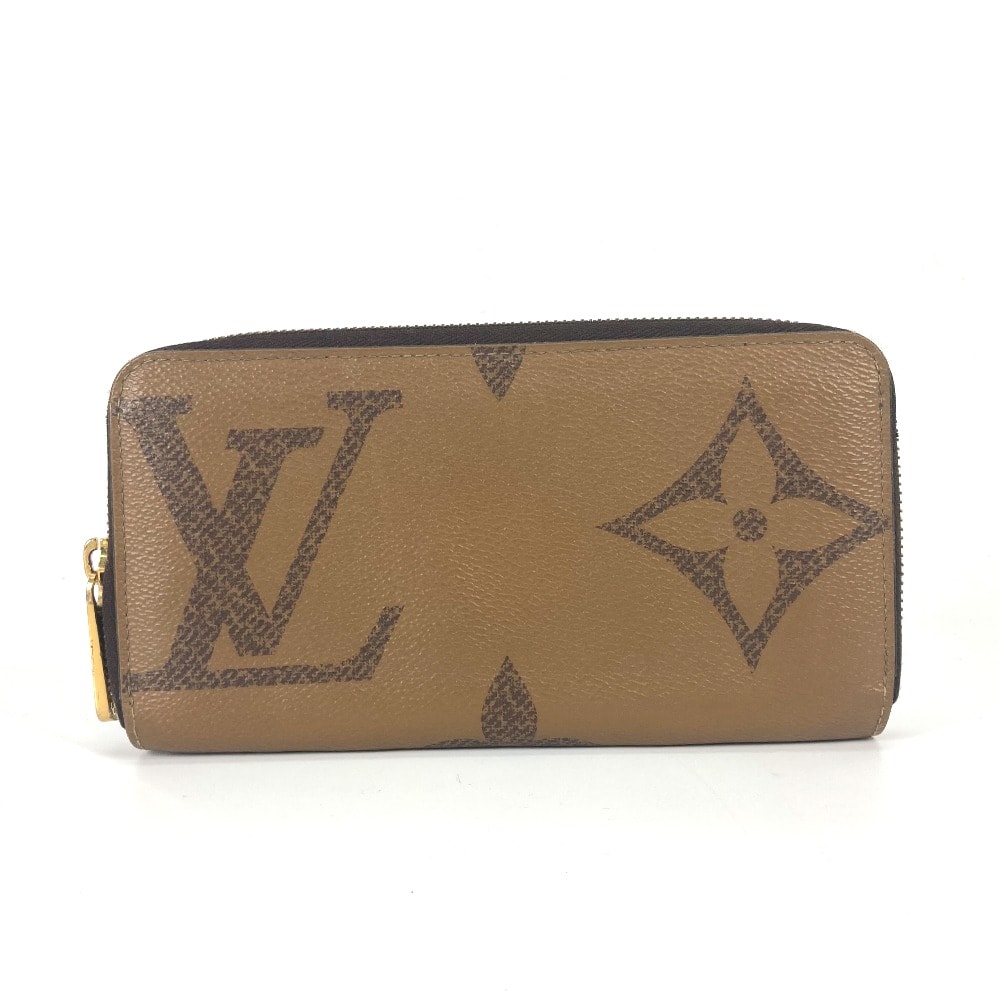 ルイヴィトン LOUIS VUITTON ジッピーウォレット M69353 ジャイアントモノグラムリバース ラウンドファスナー 財布 長財布 ウォレット ロングウォレット 長財布 モノグラムリバースキャンバス ブラウン