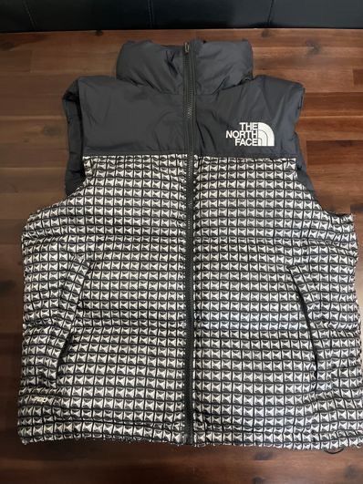 Supreme x The North Face Studded Nuptse Vest "Black"