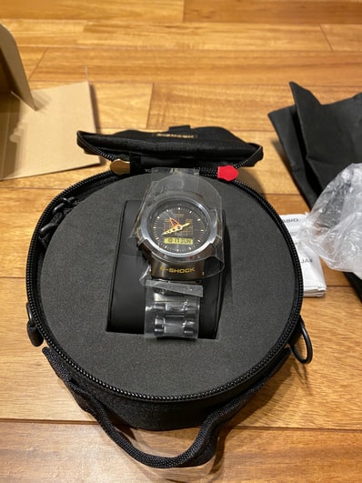 PORTER x G-SHOCK AWM-500GC-1AJR with Case "Black"