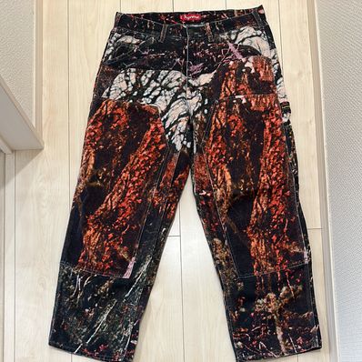 Supreme Double Knee Denim Painter Pant "Woods"