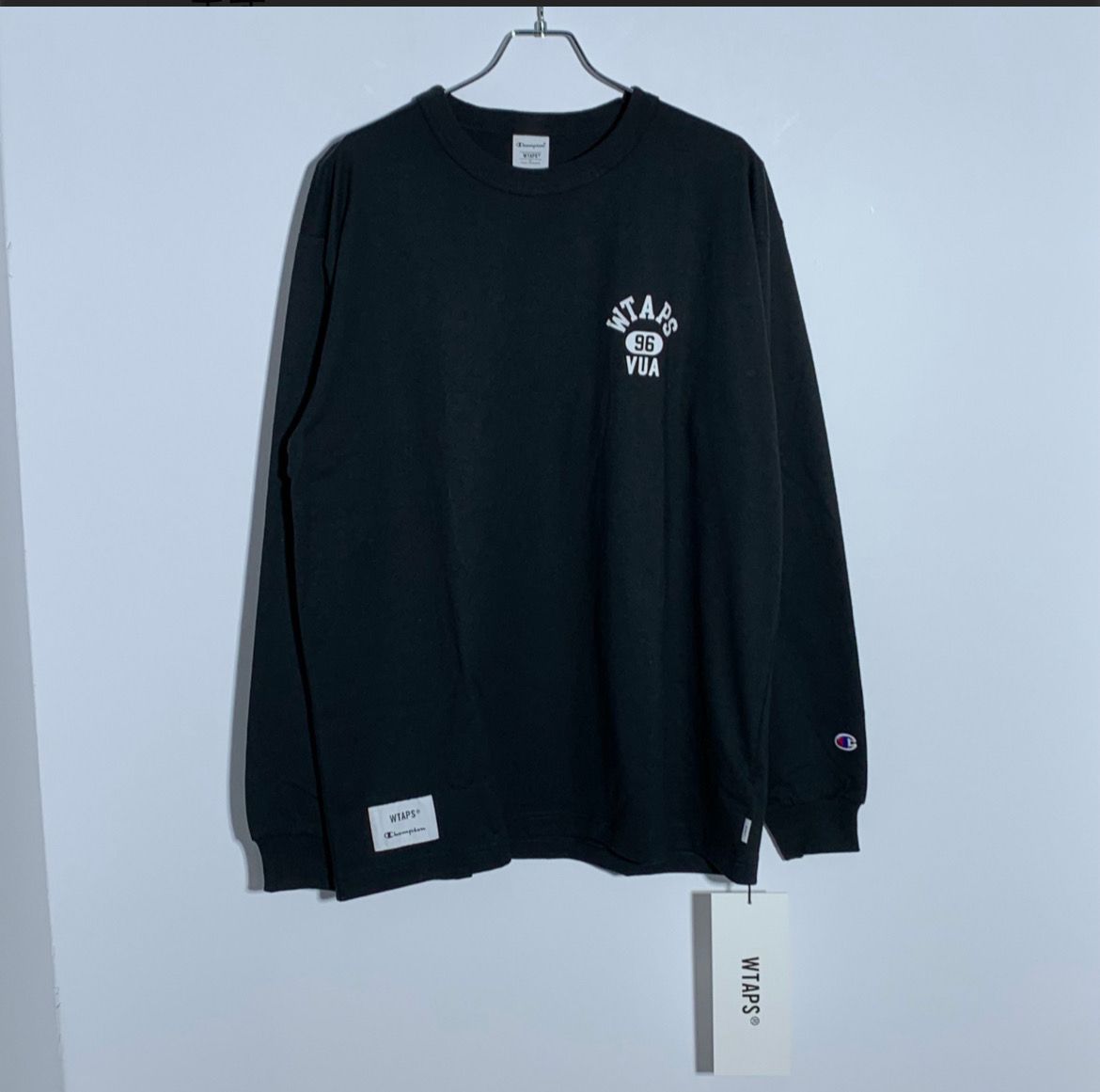 WTAPS x Champion Academy / LS / Cotton "Black"